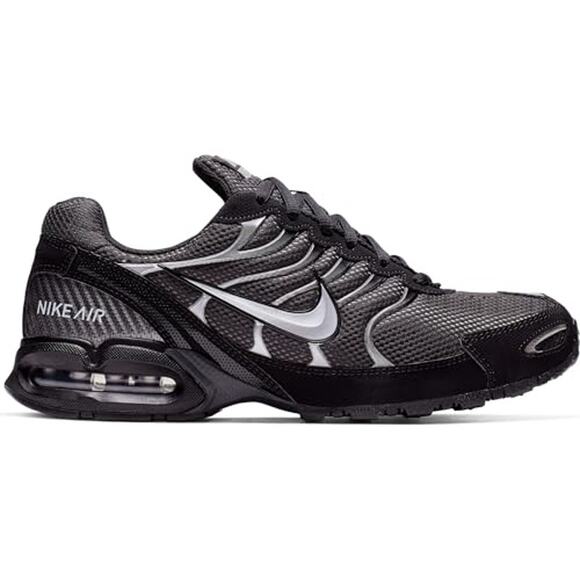NWT Nike Men's Air Max Torch 4 Shoes Anthracite/Metallic Silver-Black 10.5